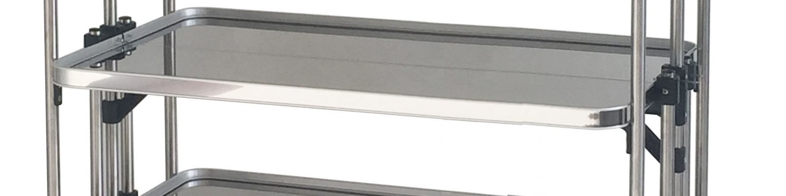 HEAW3折りたたみ式ワゴン ステンレス933×505×9583段 重さ25kg 【公式】トクヤマ 折りたたみ式ワゴン 新生児ベッド